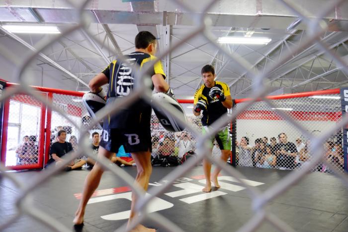 Lyoto Machida during the UFC Fight Night Hollywood open workouts at the UFC Gym South Ft. Lauderdale.