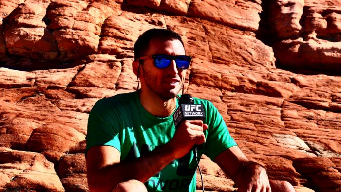 Enrique Marin in Red Rock outside Las Vegas.