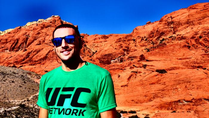 Enrique Marin in Red Rock outside Las Vegas.