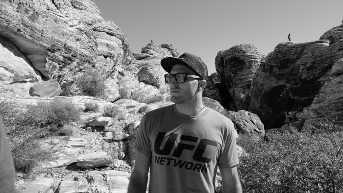 Enrique Marin in Red Rock outside Las Vegas.