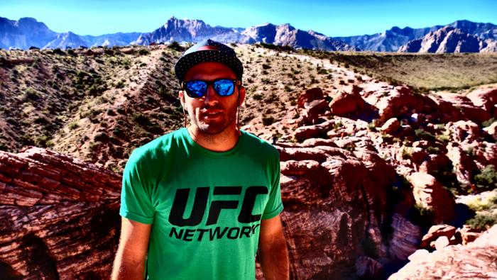 Enrique Marin in Red Rock outside Las Vegas.