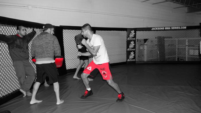 Training day in Chicago, with UFC fighters Yair Rodriguez, Marco Beltra, Perry Montano, and Horacio Guitierrez.