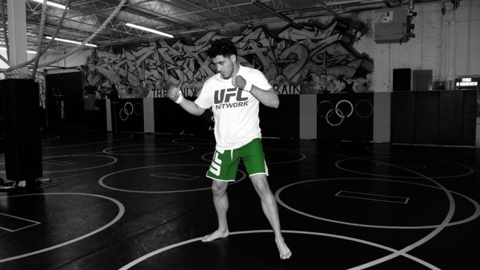 Training day in Chicago with mexican fighters Yair Rodriguez, Marco Beltran, Perry Montano and Horacio Guitierrez.