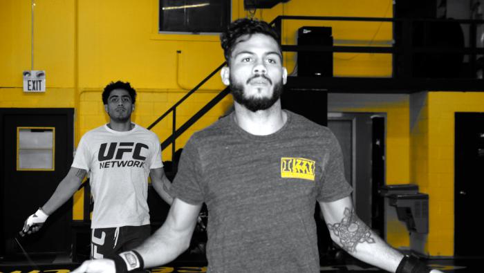 Training day in Chicago with mexican fighters Yair Rodriguez, Marco Beltran, Perry Montano and Horacio Guitierrez.