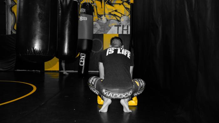 Training day in Chicago with mexican fighters Yair Rodriguez, Marco Beltran, Perry Montano and Horacio Gutierrez.