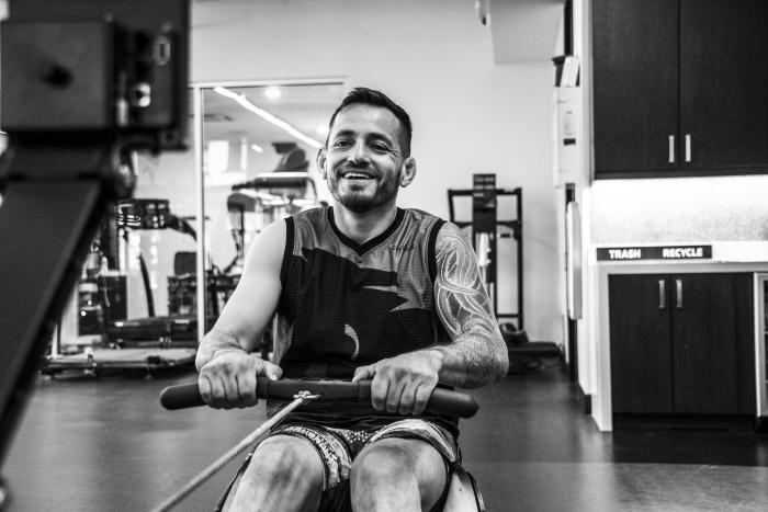 Las Vegas 5/3/18 - UFC fighter Henry Briones at the UFC Performance Institute in las Vegas. (Photo credit: Juan Cardenas)