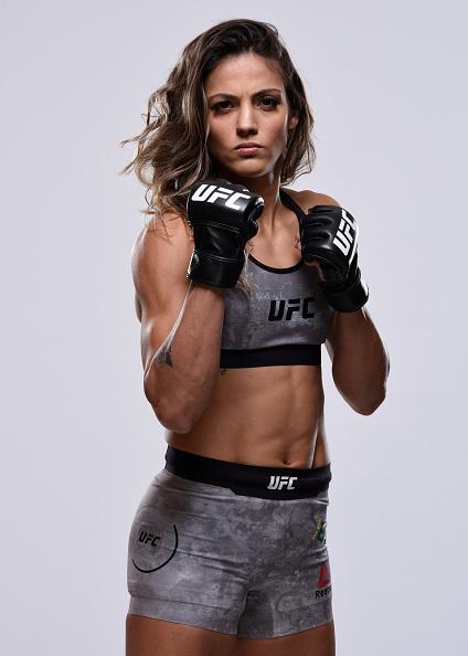 LAS VEGAS, NV - OCTOBER 03: Poliana Botelho poses for a portrait during a UFC photo session on October 3, 2017 in Las Vegas, Nevada. (Photo by Mike Roach/Zuffa LLC/Zuffa LLC via Getty Images)