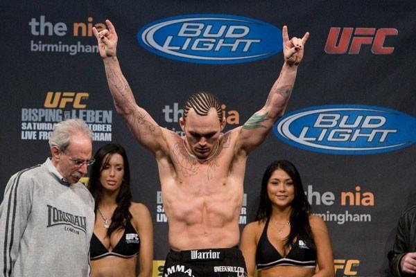 UFC 89 Weigh-In Chris Leben