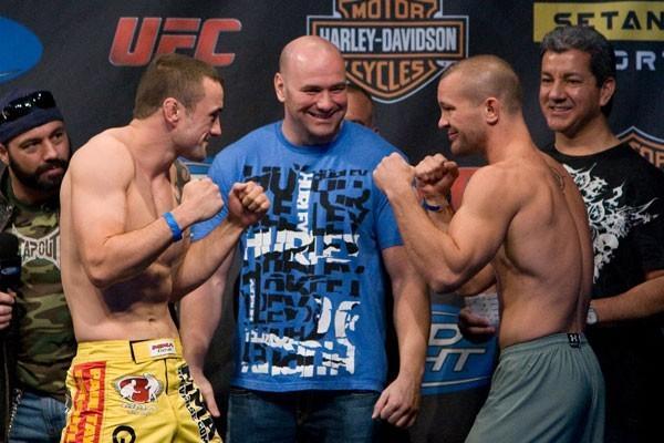 UFC 89 Weigh-In Paul Taylor & Chris Lytle