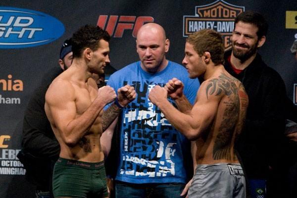 UFC 89 Weigh-In Jess Liaudin & David Bielkheden
