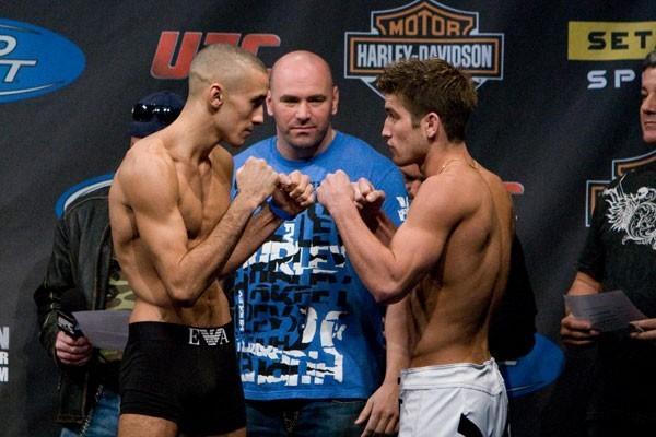 UFC 89 Weigh-In Terry Etim & Sam Stout