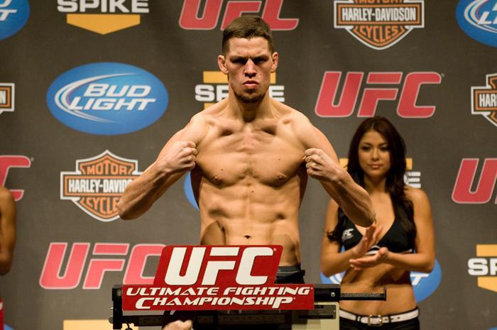 UFC Fight Night Weigh-In Nate Diaz