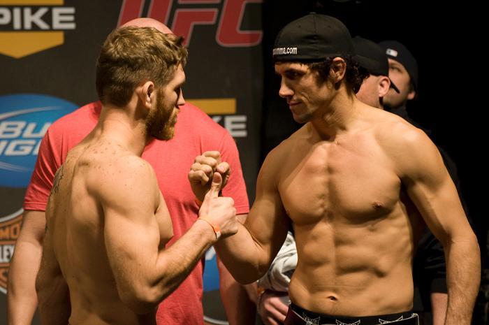 UFC Fight Night Weigh-In Aaron Simpson & Tom Lawlor