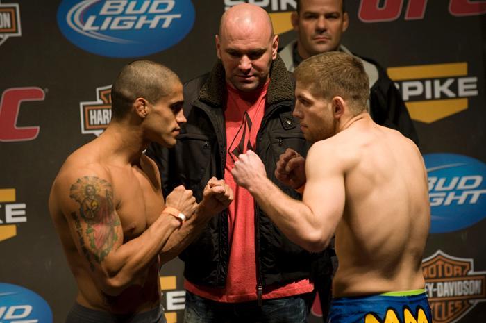 UFC Fight Night Weigh-In Thiago Tavares & Nik Lentz