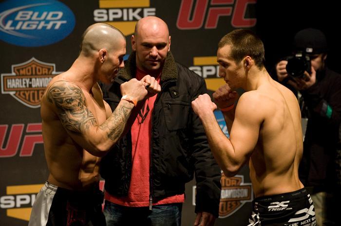 UFC Fight Night Weigh-In Mike Guymon & Rory MacDonald