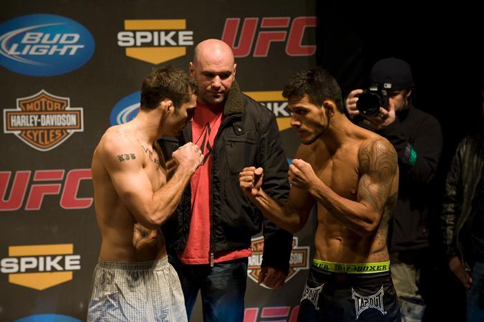 UFC Fight Night Weigh-In Kyle Bradley & Rafael Dos Anjos