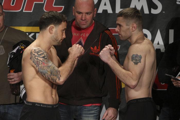 The Ultimate Fighter Finale Weigh-In Frankie Edgar & Matt Veach