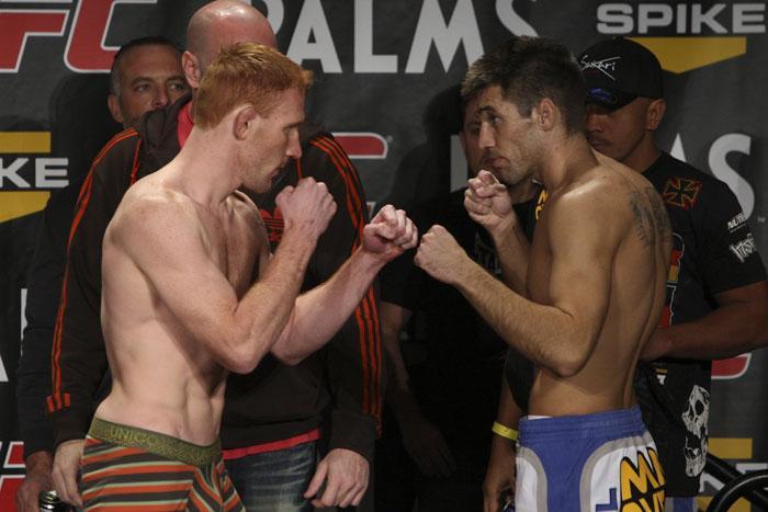 The Ultimate Fighter Finale Weigh-In Mark Bocek & Joe Brammer