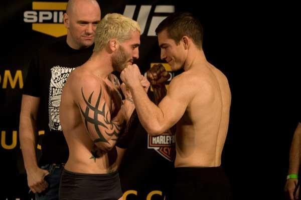 UFC Fight Night Weigh-In Kurt Pellegrino & Alberto Crane