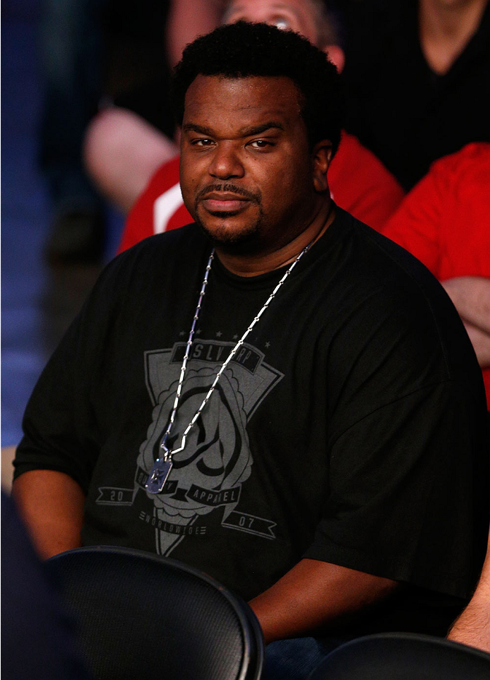 BOSTON, MA - AUGUST 17: Actor Craig Robinson attends the UFC on FOX Sports 1 event at TD Garden on August 17, 2013 in Boston, Massachusetts. (Photo by Josh Hedges/Zuffa LLC/Zuffa LLC via Getty Images)