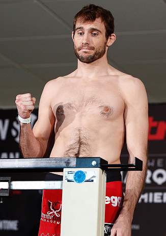OKLAHOMA CITY, OK - JANUARY 11: Ryan Couture weighs in during the Strikeforce weigh-in event on January 11, 2013 at Chesapeake Energy Arena in Oklahoma City, Oklahoma. (Photo by Esther Lin/Forza LLC/Forza LLC via Getty Images)