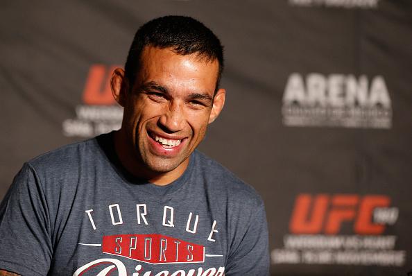 MEXICO CITY, MEXICO - NOVEMBER 13: Fabricio Werdum of Brazil interacts with media during the UFC 180 Ultimate Media Day at the Camino Real Polanco Mexico hotel on November 13, 2014 in Mexico City, Mexico. (Photo by Josh Hedges/Zuffa LLC/Zuffa LLC via Gett