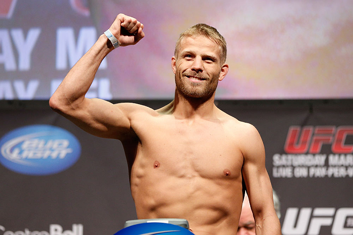 MONTREAL, QC - MARCH 15:  Nick Ring during the UFC 158 weigh-in at Bell Centre on March 15, 2013 in Montreal, Quebec, Canada.  (Photo by Josh Hedges/Zuffa LLC/Zuffa LLC via Getty Images)