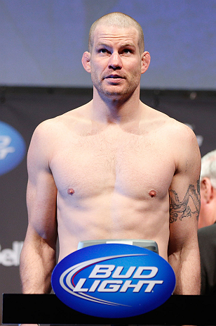 MONTREAL, QC - MARCH 15: Nate Marquardt during the UFC 158 weigh-in at Bell Centre on March 15, 2013 in Montreal, Quebec, Canada. (Photo by Josh Hedges/Zuffa LLC/Zuffa LLC via Getty Images)