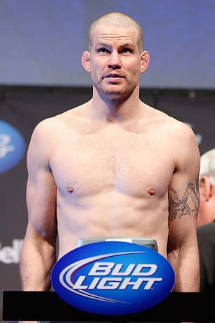 MONTREAL, QC - MARCH 15: Nate Marquardt during the UFC 158 weigh-in at Bell Centre on March 15, 2013 in Montreal, Quebec, Canada.  (Photo by Josh Hedges/Zuffa LLC/Zuffa LLC via Getty Images)