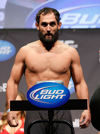 MONTREAL, QC - MARCH 15: Johny Hendricks weighs in during the UFC 158 weigh-in at Bell Centre on March 15, 2013 in Montreal, Quebec, Canada. (Photo by Josh Hedges/Zuffa LLC/Zuffa LLC via Getty Images)