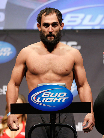 MONTREAL, QC - MARCH 15: Johny Hendricks weighs in during the UFC 158 weigh-in at Bell Centre on March 15, 2013 in Montreal, Quebec, Canada.  (Photo by Josh Hedges/Zuffa LLC/Zuffa LLC via Getty Images)