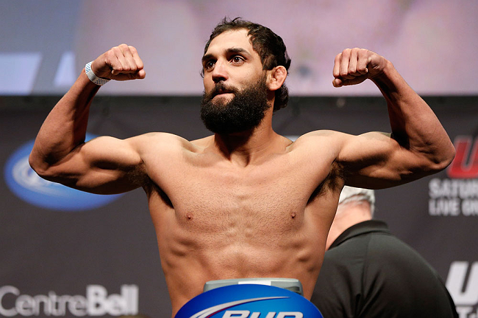 MONTREAL, QC - MARCH 15: Johny Hendricks weighs in during the UFC 158 weigh-in at Bell Centre on March 15, 2013 in Montreal, Quebec, Canada. (Photo by Josh Hedges/Zuffa LLC/Zuffa LLC via Getty Images)