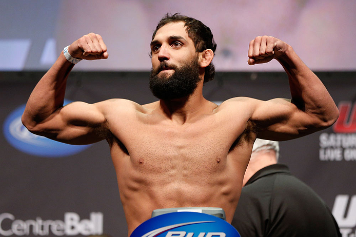 MONTREAL, QC - MARCH 15: Johny Hendricks weighs in during the UFC 158 weigh-in at Bell Centre on March 15, 2013 in Montreal, Quebec, Canada.  (Photo by Josh Hedges/Zuffa LLC/Zuffa LLC via Getty Images)