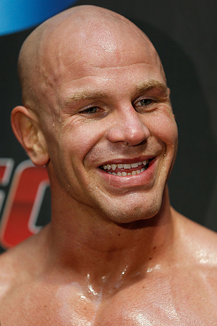 WINNIPEG, CANADA - JUNE 12: Ryan Jimmo interacts with media at Portage Place on June 12, 2013 in Winnipeg, Manitoba, Canada. (Photo by Josh Hedges/Zuffa LLC/Zuffa LLC via Getty Images)
