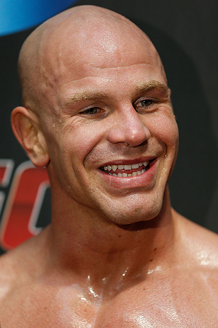 WINNIPEG, CANADA - JUNE 12:  Ryan Jimmo interacts with media at Portage Place on June 12, 2013 in Winnipeg, Manitoba, Canada.  (Photo by Josh Hedges/Zuffa LLC/Zuffa LLC via Getty Images)