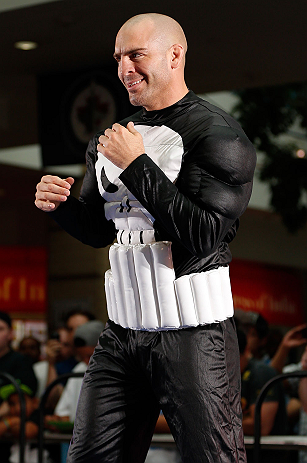 WINNIPEG, CANADA - JUNE 12:  Sean Pierson holds an open workout session for fans and media at Portage Place on June 12, 2013 in Winnipeg, Manitoba, Canada.  (Photo by Josh Hedges/Zuffa LLC/Zuffa LLC via Getty Images)