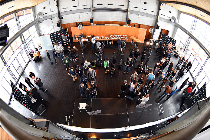 MONTREAL, QC - APRIL 23: A general view during the UFC 186 Ultimate Media Day at Scena on April 23, 2015 in Montreal, Quebec, Canada. (Photo by Jeff Bottari/Zuffa LLC/Zuffa LLC via Getty Images)