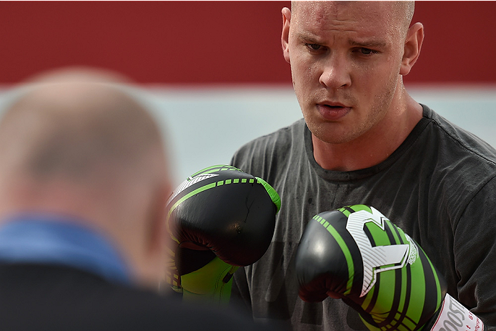 RIO DE JANEIRO, BRAZIL - JULY 29: Heavyweight contender Stefan Struve of the Netherlands holds an open training session at Pepe Beach on July 29, 2015 in Rio de Janeiro, Brazil. (Photo by Buda Mendes/Zuffa LLC/Zuffa LLC via Getty Images)