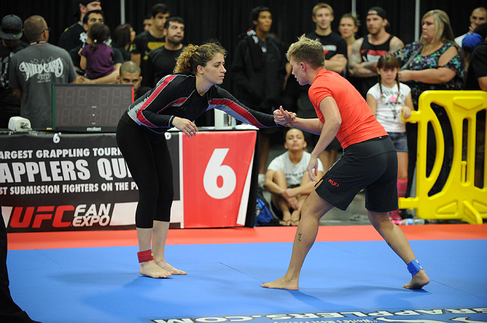 LAS VEGAS, NV - JULY 06: Ahletes participate in the Grapplers Quest competition at the UFC Fan Expo on July 6, 2012 in Las Vegas, Nevada. (Photo by Al Powers /Zuffa LLC/Zuffa LLC via Getty Images)