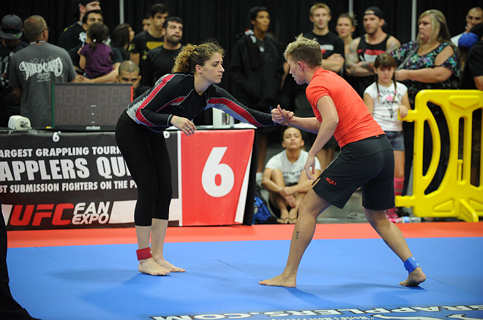 LAS VEGAS, NV - JULY 06:  Ahletes participate in the Grapplers Quest competition at the UFC Fan Expo on July 6, 2012 in Las Vegas, Nevada. (Photo by Al Powers /Zuffa LLC/Zuffa LLC via Getty Images) 