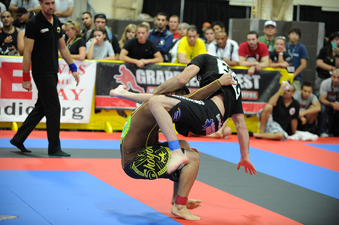 LAS VEGAS, NV - JULY 06: Athletes participate in the Grapplers Quest competition at the UFC Fan Expo on July 6, 2012 in Las Vegas, Nevada. (Photo by Al Powers /Zuffa LLC/Zuffa LLC via Getty Images)
