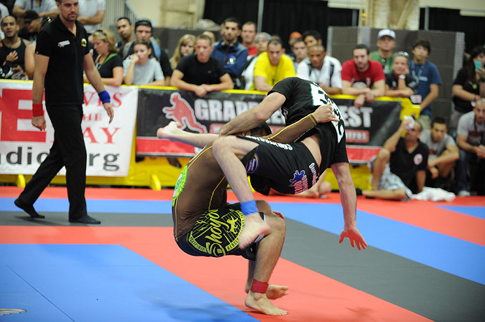 LAS VEGAS, NV - JULY 06:  Athletes participate in the Grapplers Quest competition at the UFC Fan Expo on July 6, 2012 in Las Vegas, Nevada. (Photo by Al Powers /Zuffa LLC/Zuffa LLC via Getty Images) 