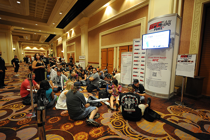 LAS VEGAS, NV - JULY 06: Fans attend the UFC Fan Expo on July 6, 2012 in Las Vegas, Nevada. (Photo by Al Powers /Zuffa LLC/Zuffa LLC via Getty Images)