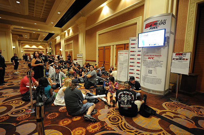 LAS VEGAS, NV - JULY 06:  Fans attend the UFC Fan Expo on July 6, 2012 in Las Vegas, Nevada. (Photo by Al Powers /Zuffa LLC/Zuffa LLC via Getty Images) 