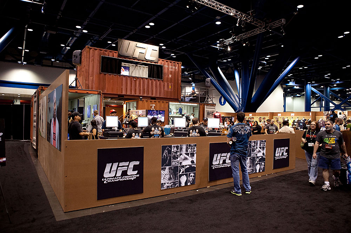 HOUSTON, TX - OCTOBER 07: Fans attend the UFC Fan Expo on October 7, 2011 in Houston, Texas. (Photo by Jim Kemper /Zuffa LLC/Zuffa LLC via Getty Images)