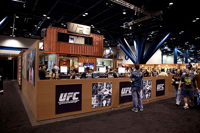 HOUSTON, TX - OCTOBER 07:  Fans attend the UFC Fan Expo on October 7, 2011 in Houston, Texas. (Photo by Jim Kemper /Zuffa LLC/Zuffa LLC via Getty Images) 