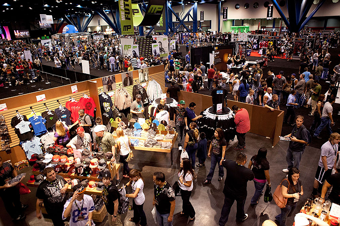HOUSTON, TX - OCTOBER 07: Fans attend the UFC Fan Expo on October 7, 2011 in Houston, Texas. (Photo by Jim Kemper /Zuffa LLC/Zuffa LLC via Getty Images)