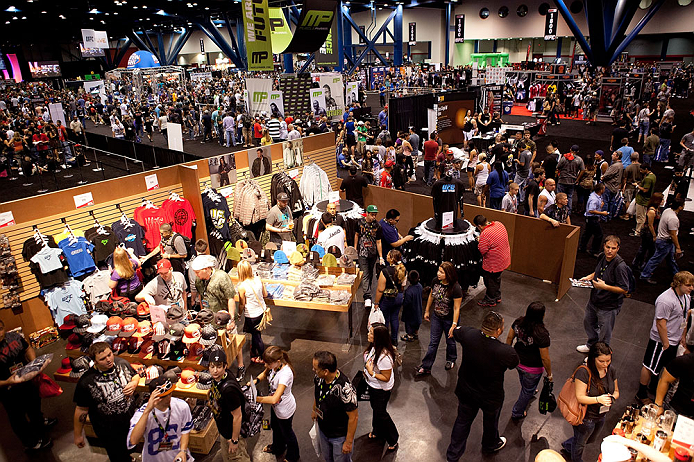 HOUSTON, TX - OCTOBER 07:  Fans attend the UFC Fan Expo on October 7, 2011 in Houston, Texas. (Photo by Jim Kemper /Zuffa LLC/Zuffa LLC via Getty Images) 