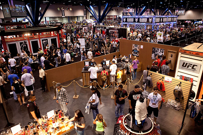 HOUSTON, TX - OCTOBER 07: Fans attend the UFC Fan Expo on October 7, 2011 in Houston, Texas. (Photo by Jim Kemper /Zuffa LLC/Zuffa LLC via Getty Images)