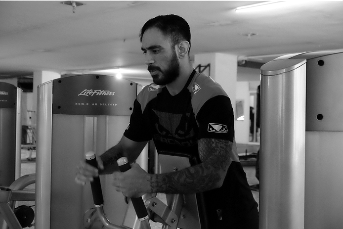 UFC 188 Augusto Montano, Dodger Montano and Yair Rodriguez, Pantera Rodriguez
